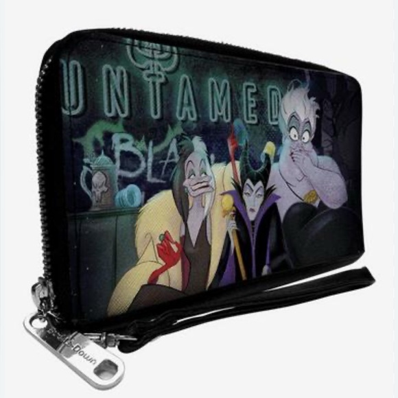 Disney Handbags - Disney Villians Trio Untamed Zip Around Wallet/Wristlet
